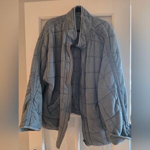 Men's Gray Quilted Jacket
